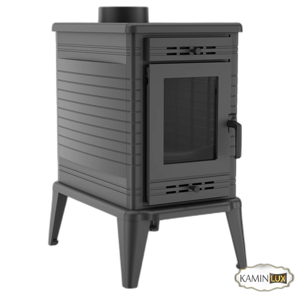 Чавунна піч-камін Kratki KOZA K10 Ø 130 ASDP (9,5 кВт)