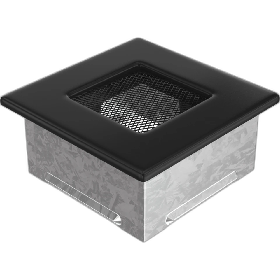 Камінна решітка 11x11 чорна Kratki