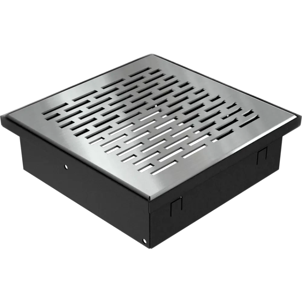 Камінна решітка FLOOR шліфована 17x17 Kratki