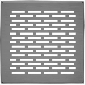 Камінна решітка FLOOR шліфована 17x17 Kratki