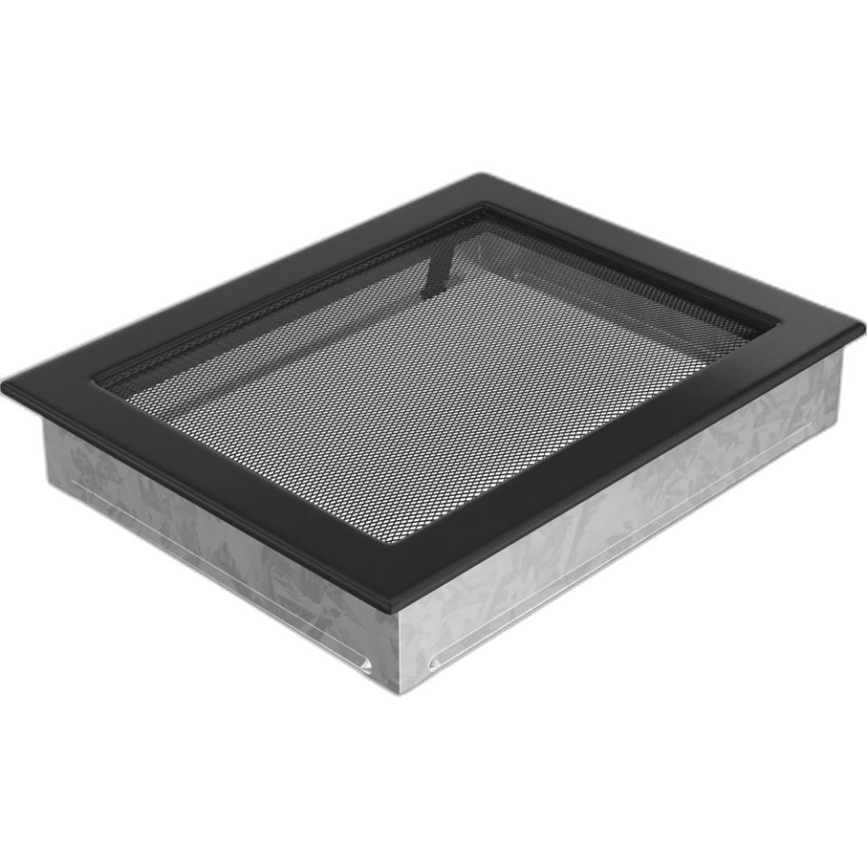 Камінна решітка 22x30 чорна Kratki