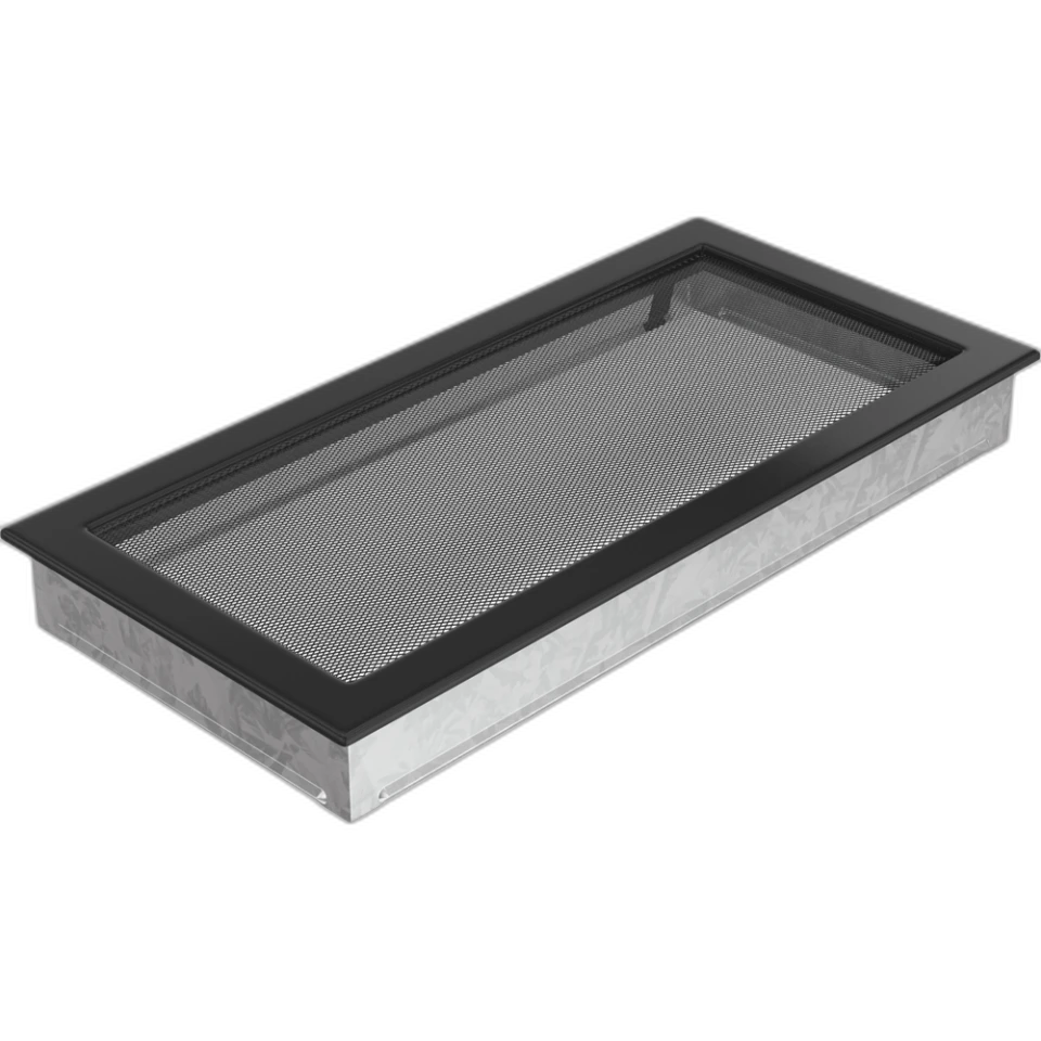 Камінна решітка 22x45 чорна Kratki