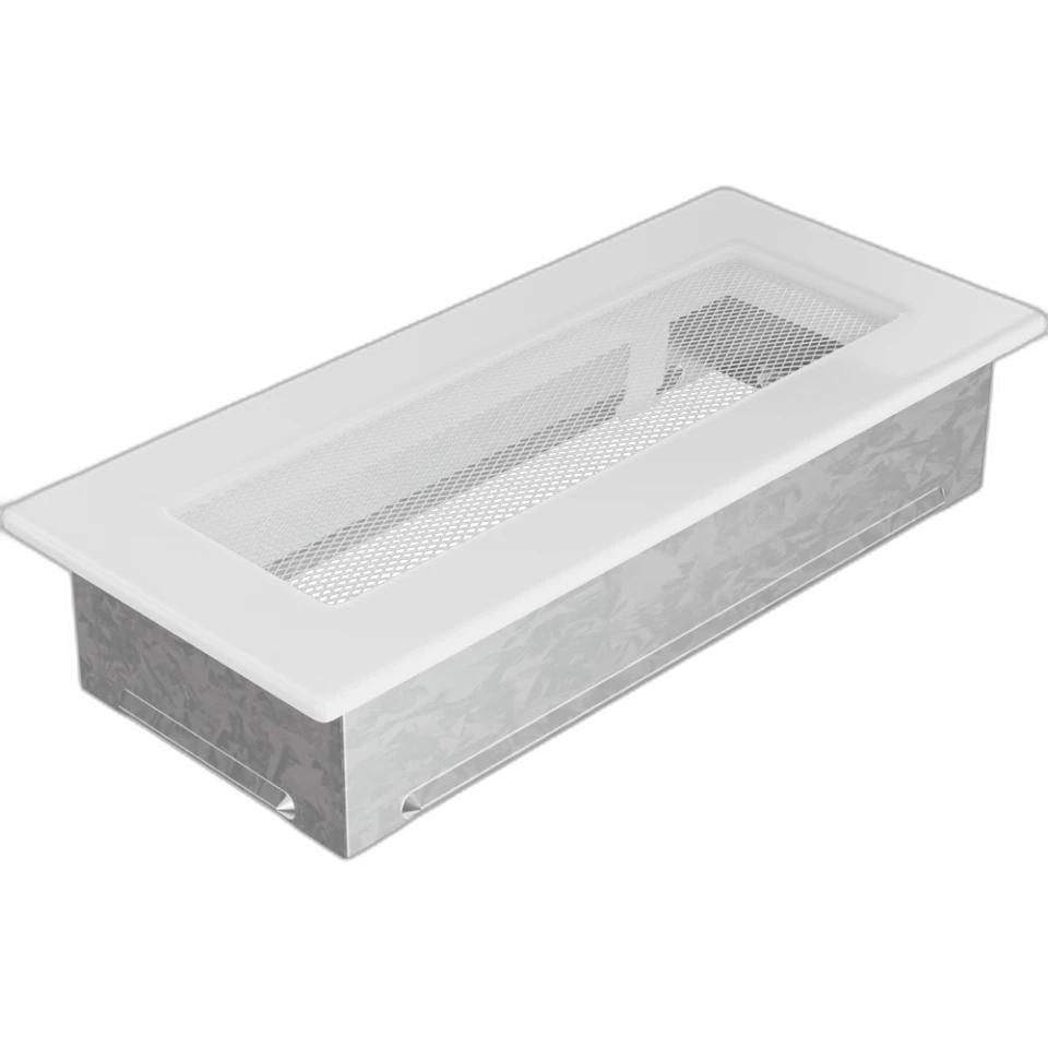 Камінна решітка 11x24 біла Kratki