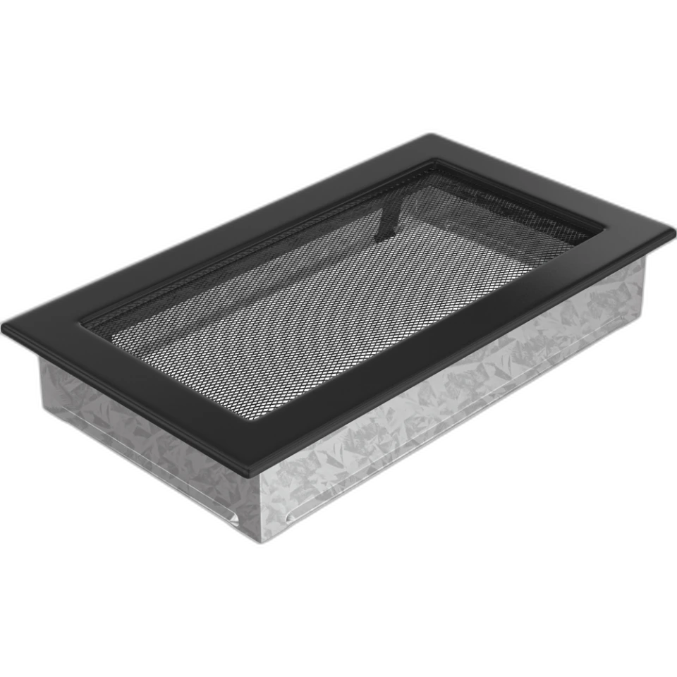 Камінна решітка 17x30 чорна Kratki