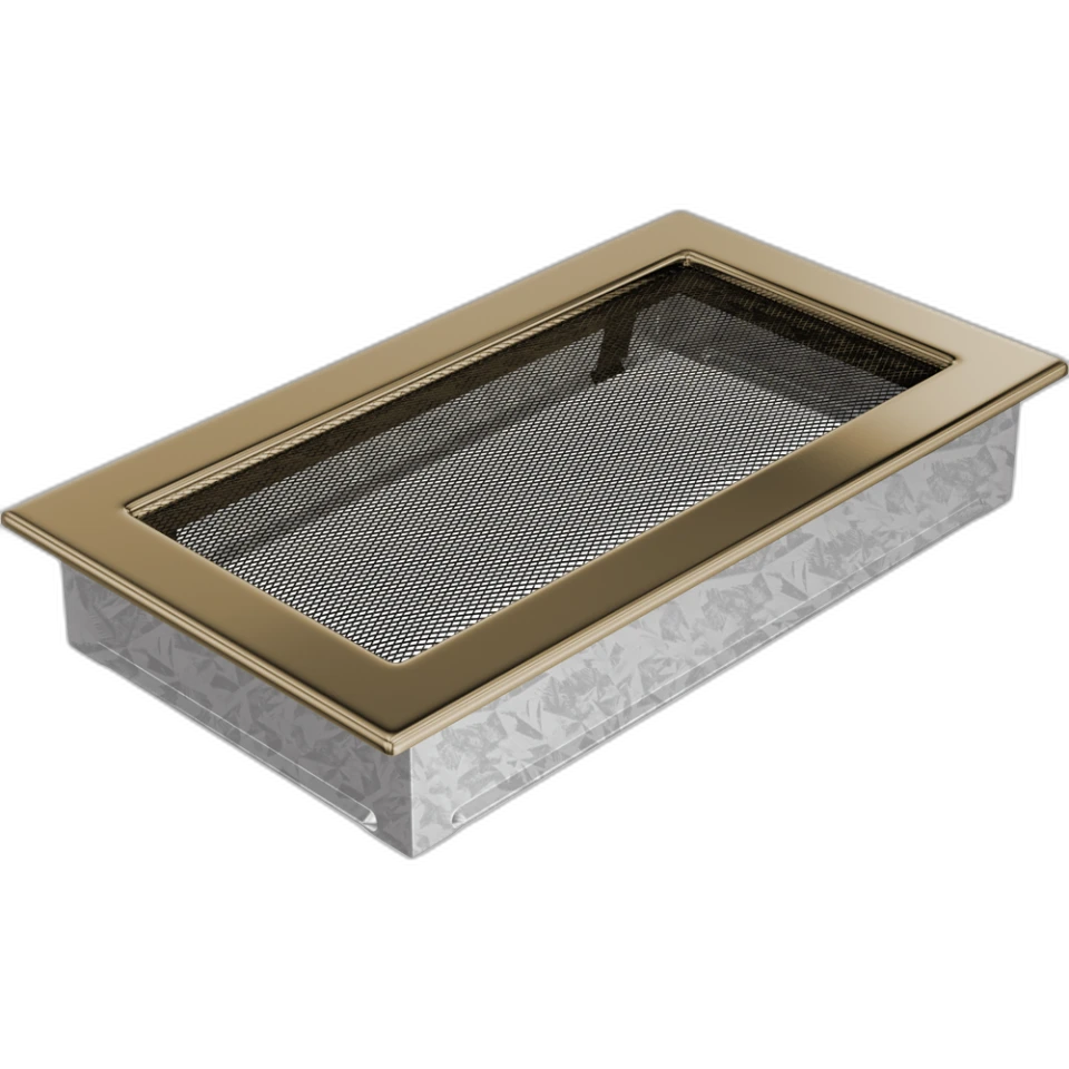 Камінна решітка 17x30 позолочена Kratki