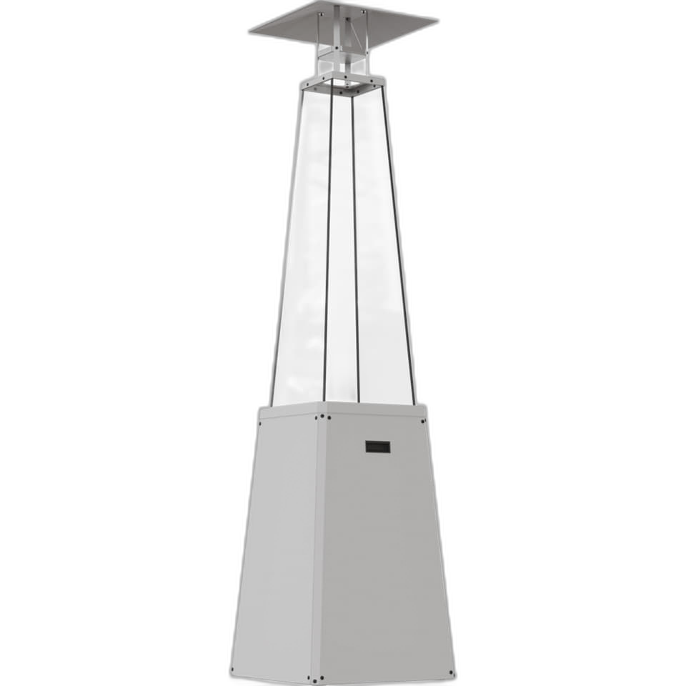 Газовий обігрівач Kratki UMBRELLA BS стальний білий (12 кВт)