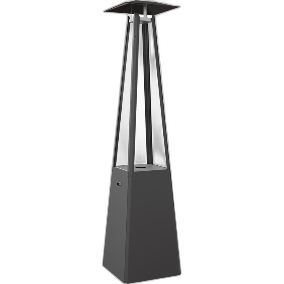 Газовий обігрівач Kratki UMBRELLA стальний чорний (12 кВт)