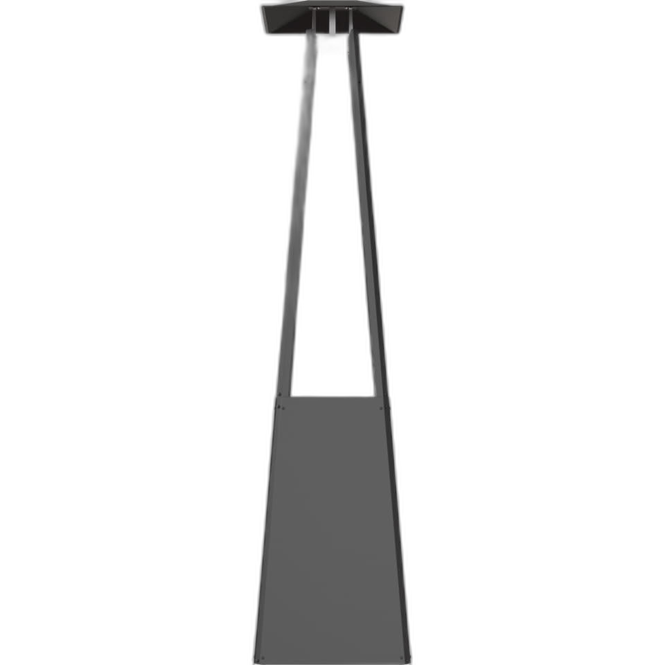Газовий обігрівач Kratki UMBRELLA стальний чорний (12 кВт)
