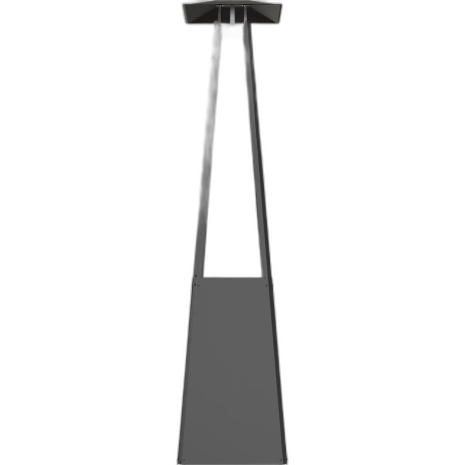 Газовий обігрівач Kratki UMBRELLA стальний чорний