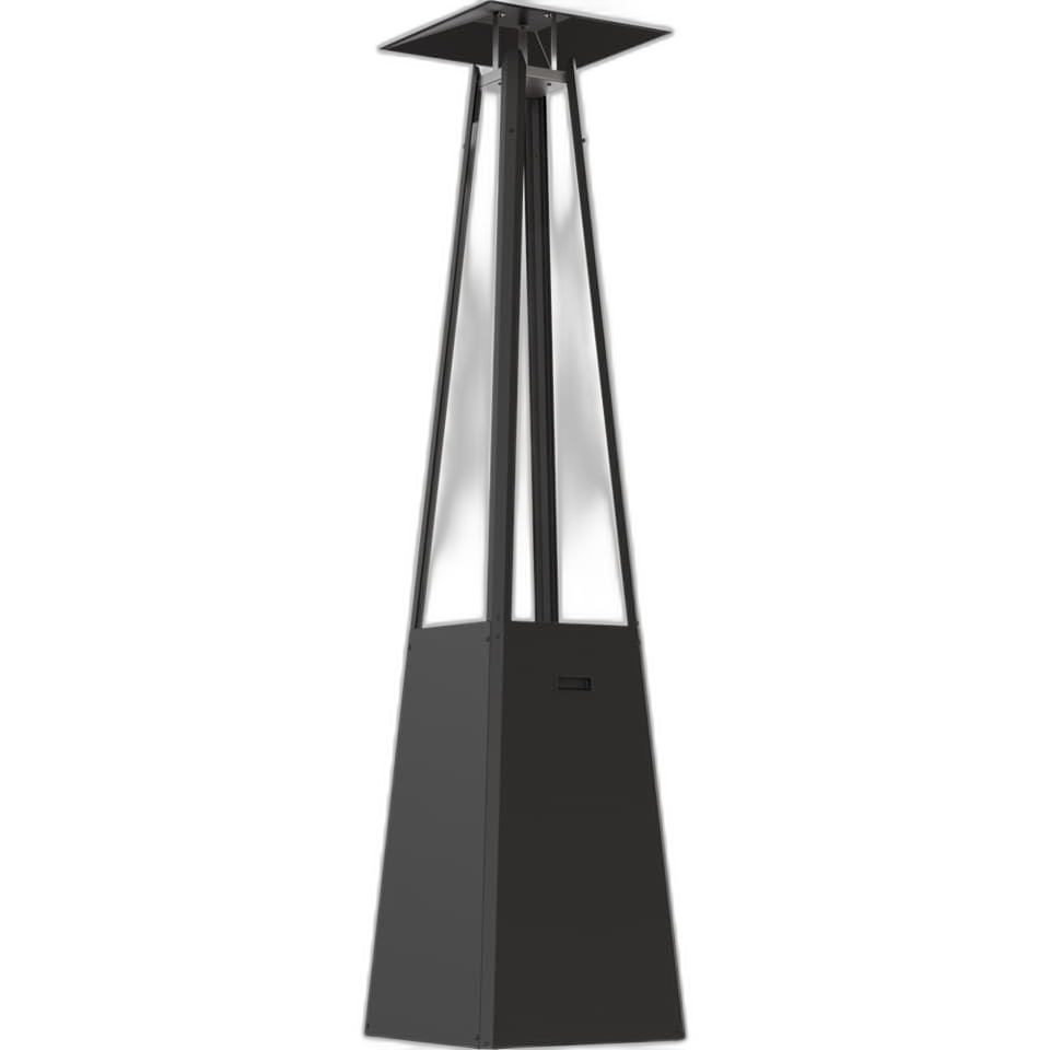 Газовий обігрівач Kratki UMBRELLA стальний чорний (12 кВт)