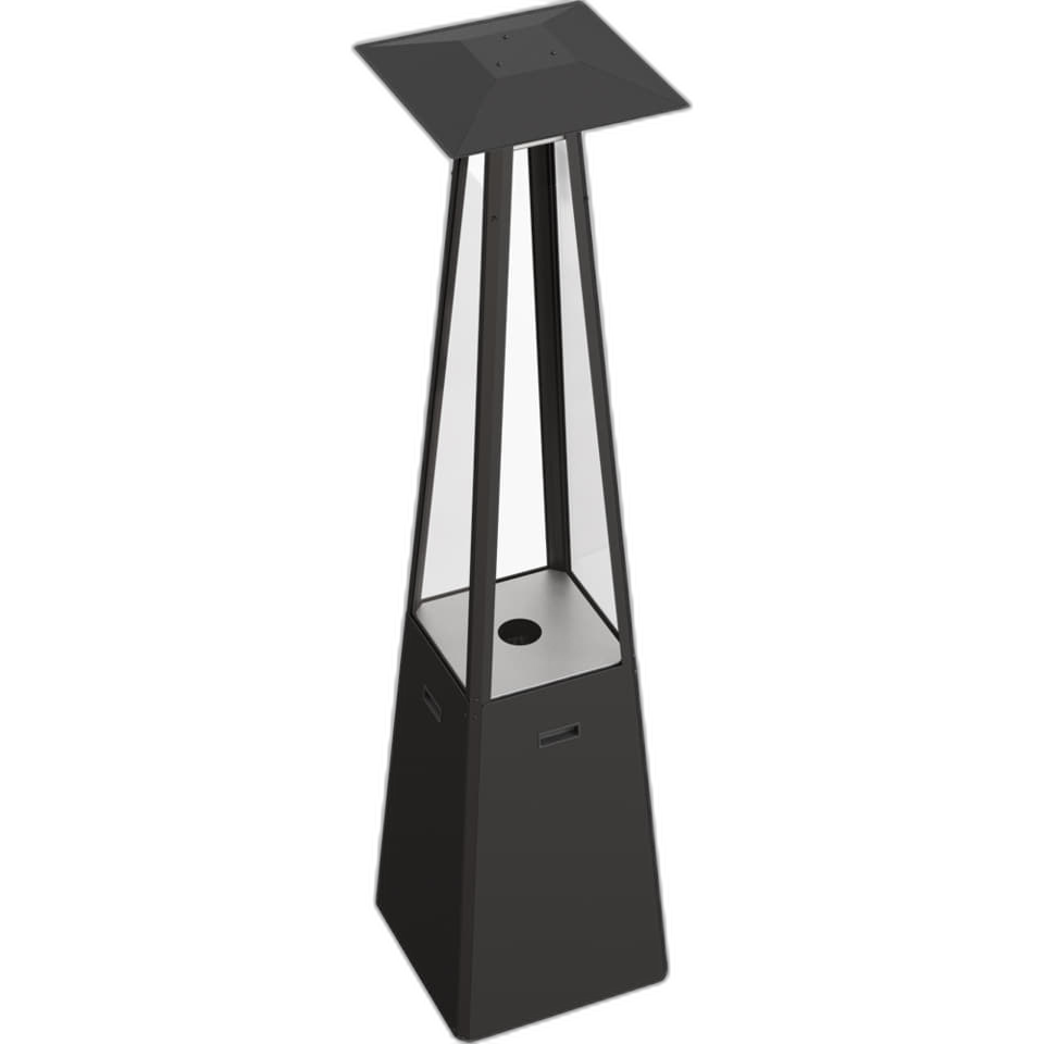 Газовий обігрівач Kratki UMBRELLA стальний чорний (12 кВт)