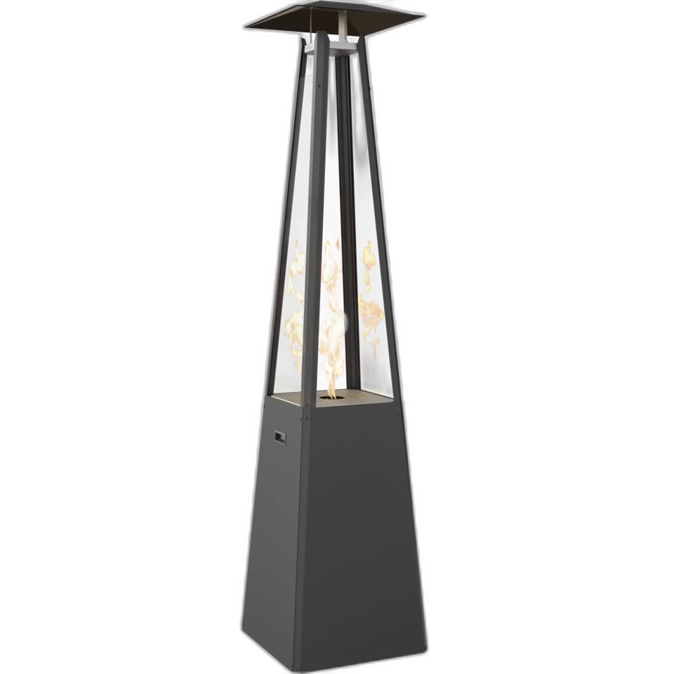 Газовий обігрівач Kratki UMBRELLA стальний чорний