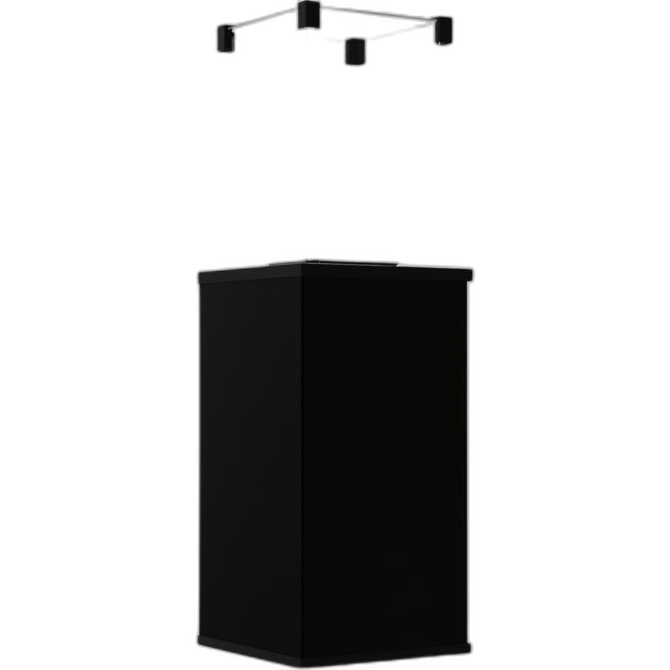 Газовий обігрівач Kratki PATIO MINI керамограніт COLLECTION NERO ASSOLUTO - пульт (8,2 кВт)