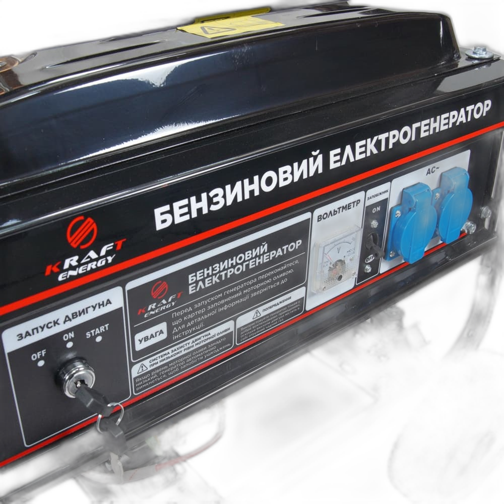Бензиновий генератор 2.8 кВт Kraft KRF-3000 GE