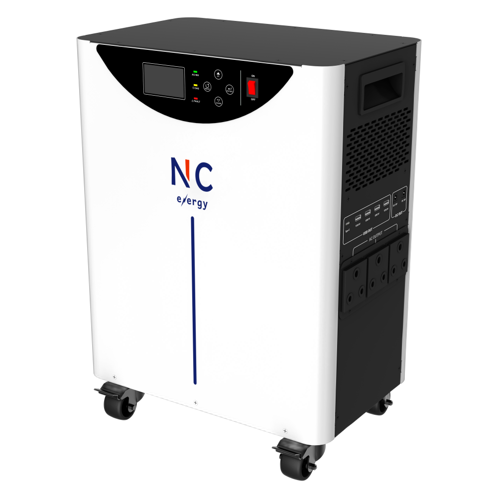 Інверторна портативна зарядна станція NC Energy NCE3P3U24ua на 3 кВт (125 А·год/3500 Вт·год)