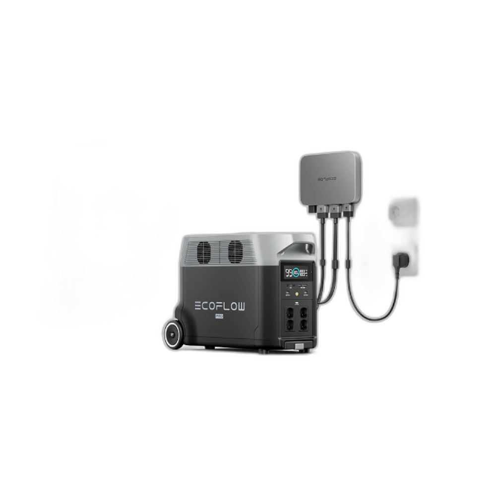 Комплект EcoFlow PowerStream - мікроінвертор 600W + зарядна станція Delta Pro