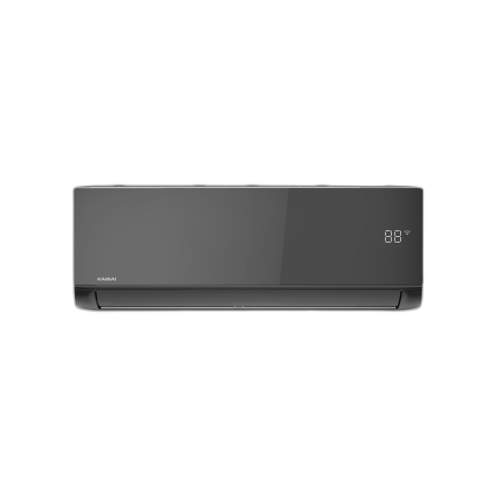 Кондиціонер Kaisai KLB-12KRHI/KLWB-12HRHO чорного кольору серії ICE Black з обігрівом до -25°C (спліт-система)