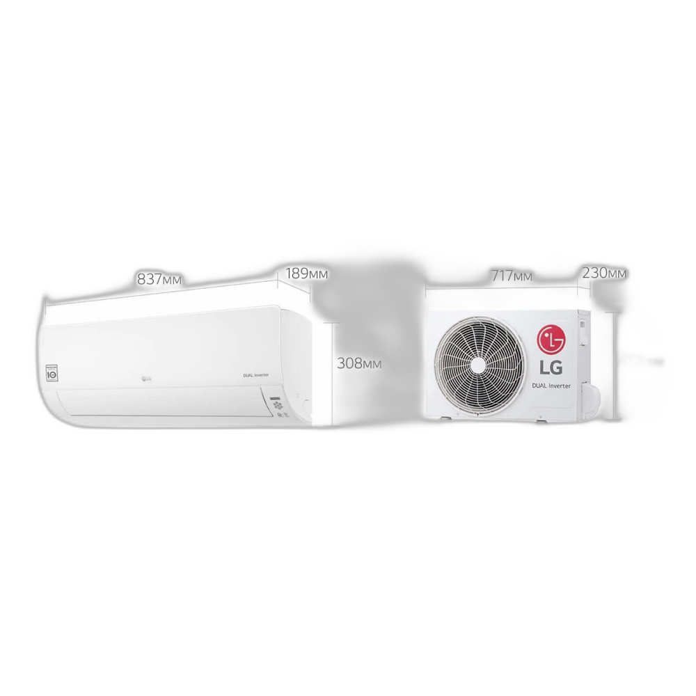 Кондиціонер LG EvoCool DC24RT (DC24RQ.NSKR-DC24RQ.U24R)
