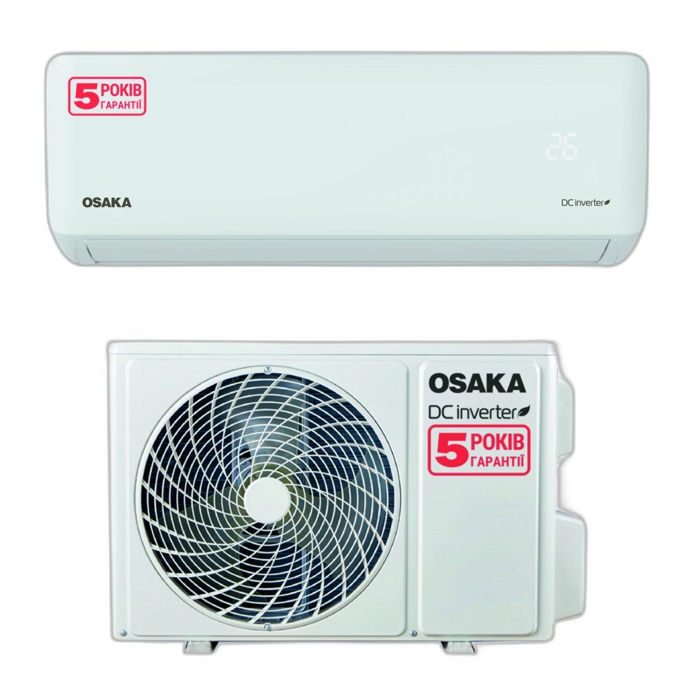 Кондиціонер Osaka STV-09HH3 білий серія Elite R32 DC inverter з обігрівом до -15°C (спліт-система)