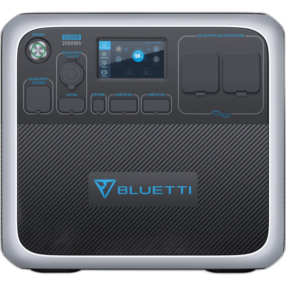 Зарядна станція Bluetti PowerOak AC200P / 2000 Вт-год / 40000 мА-год / 2000 Вт / LiFePO4