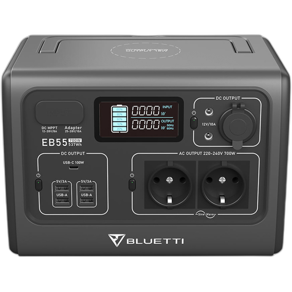 Зарядна станція Bluetti PowerOak EB55 / 537Wh / 150000mAh / 700W