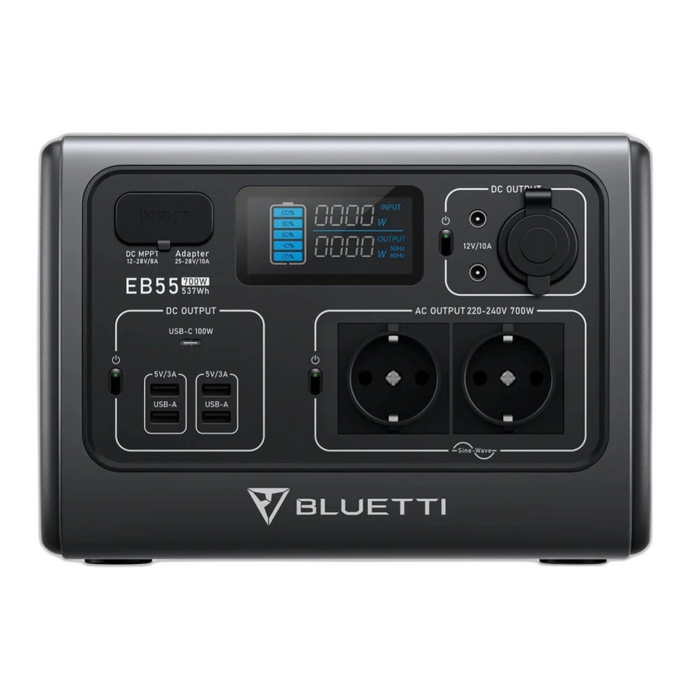 Зарядна станція Bluetti PowerOak EB55 / 537Wh / 150000mAh / 700W